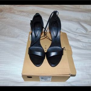 Zara Black Authentic Leather Sandal